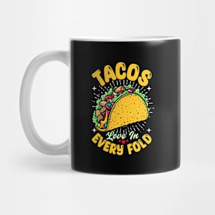 Tacos Love in Every Fold Mug